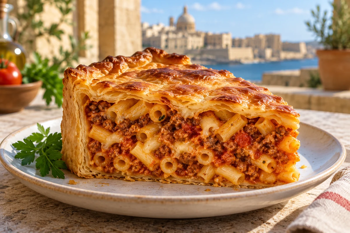 Timpana – innbakt makaronipai